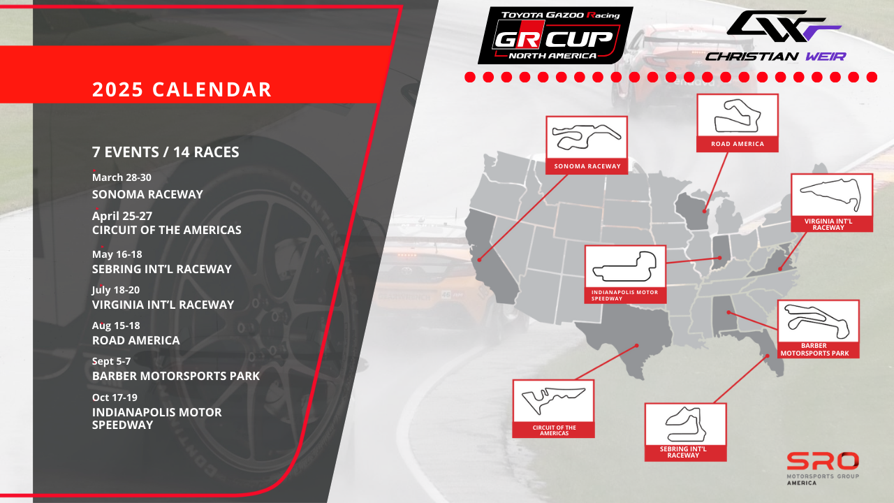 2025 GR Cup Calendar