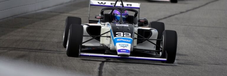 Christian Weir Logs Oval Laps at Lucas Oil Raceway