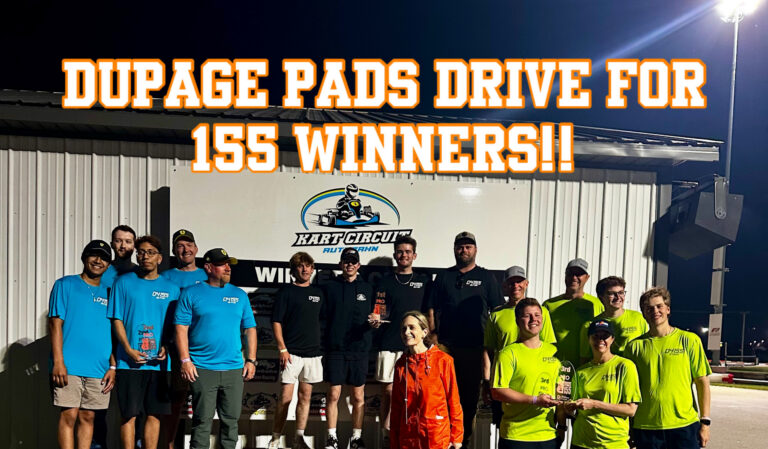 CHRISTIAN WEIR AND DUPAGE PADS CELEBRATE RECORD-BREAKING SUCCESS AT 15TH ANNUAL “DRIVE FOR 155”