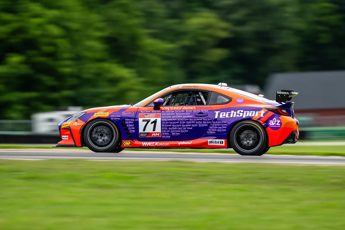Racing to End Alzheimer’s Weir looks to capitalize on successful first GR Cup weekend